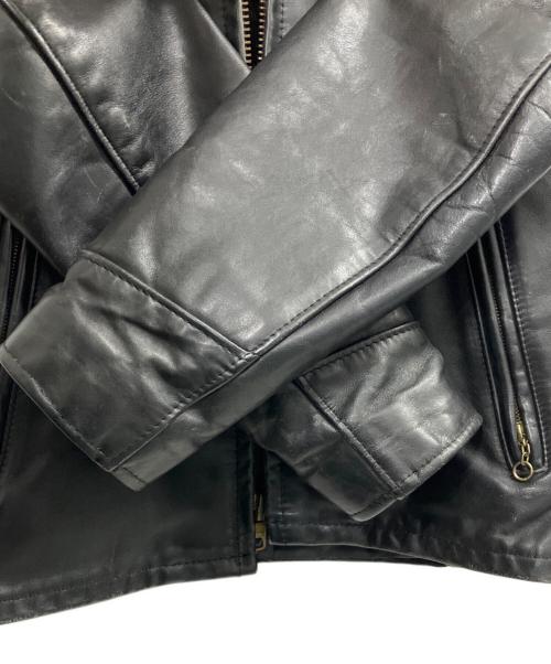 Schott（ショット）Schott (ショット) シングルライダースジャケット ブラック サイズ:36の古着・服飾アイテム