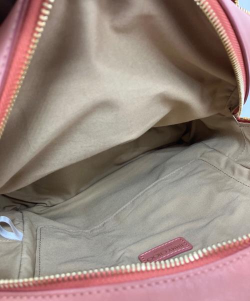 JIMMY CHOO（ジミーチュウ）JIMMY CHOO (ジミーチュウ) LOCKETT　バックパック ピンクの古着・服飾アイテム