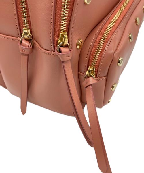 JIMMY CHOO（ジミーチュウ）JIMMY CHOO (ジミーチュウ) LOCKETT　バックパック ピンクの古着・服飾アイテム
