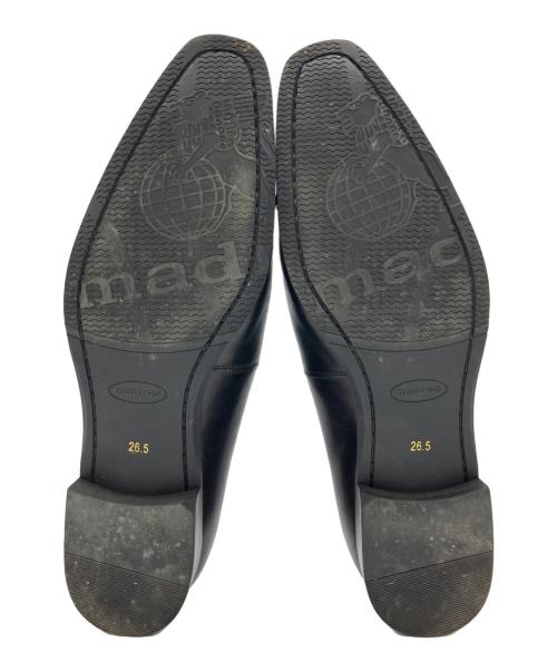 madras（マドラス）madras (マドラス) イタリアンカーフ スリッポンドレスシューズ ブラック サイズ:26.5㎝の古着・服飾アイテム