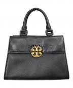 TORY BURCHトリーバーチ）の古着「ミラー トップハンドル サッチェル」｜ブラック