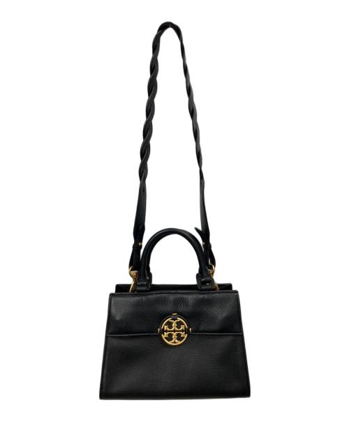 TORY BURCH（トリーバーチ）TORY BURCH (トリーバーチ) ミラー トップハンドル サッチェル ブラックの古着・服飾アイテム