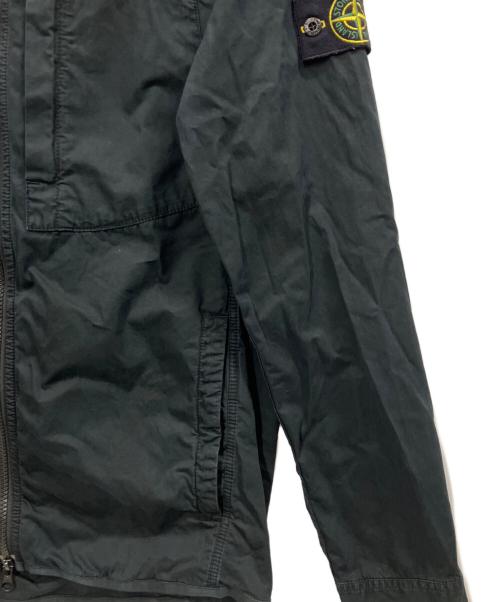 STONE ISLAND（ストーンアイランド）STONE ISLAND (ストーンアイランド) オーバーフィットシャツパーカー ブラック サイズ:Mの古着・服飾アイテム