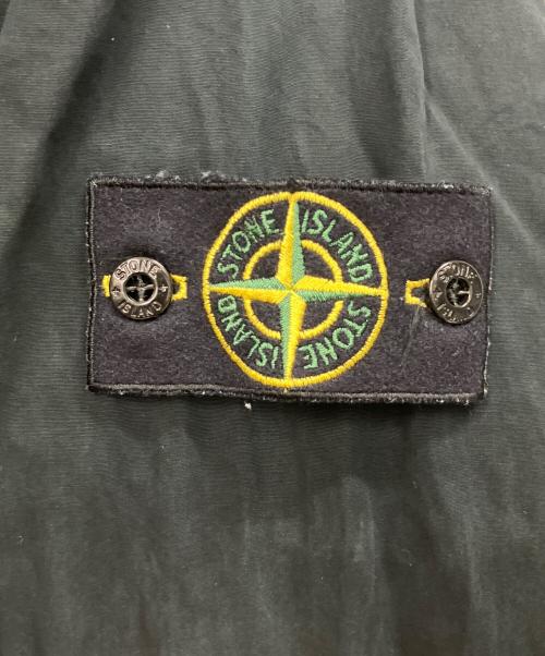 STONE ISLAND（ストーンアイランド）STONE ISLAND (ストーンアイランド) オーバーフィットシャツパーカー ブラック サイズ:Mの古着・服飾アイテム