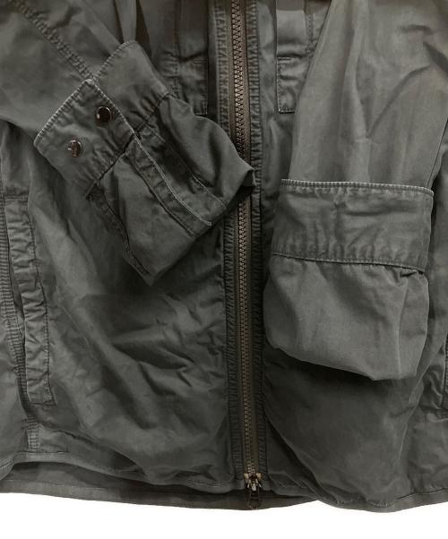 STONE ISLAND（ストーンアイランド）STONE ISLAND (ストーンアイランド) オーバーフィットシャツパーカー ブラック サイズ:Mの古着・服飾アイテム