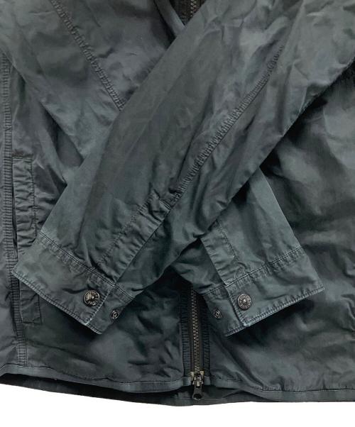STONE ISLAND（ストーンアイランド）STONE ISLAND (ストーンアイランド) オーバーフィットシャツパーカー ブラック サイズ:Mの古着・服飾アイテム