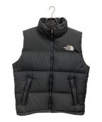 THE NORTH FACEザ ノース フェイス）の古着「NUPTSE VEST ダウンジャケット」｜ブラック