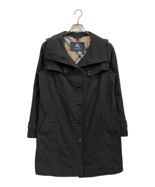 BURBERRY LONDON（バーバリーロンドン）BURBERRY LONDON (バーバリーロンドン) ナイロンコート ブラック サイズ:38の古着・服飾アイテム