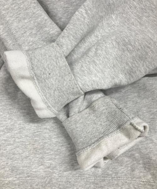 stussy（ステューシー）stussy (ステューシー) Collegiate Floral Applique Hoodie / プルオーバーパーカー グレー サイズ:XLの古着・服飾アイテム