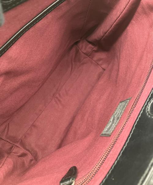 AVIREX（アヴィレックス）AVIREX (アヴィレックス) バーシティー レザー ミニ トートバッグ ブラックの古着・服飾アイテム
