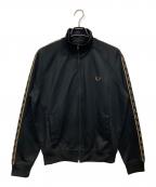 FRED PERRYフレッドペリー）の古着「CONTRAST TAPE TRACK JACKET」｜ブラック
