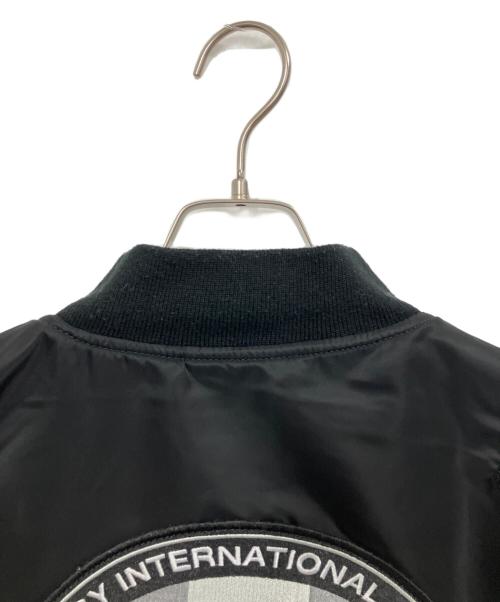 stussy（ステューシー）stussy (ステューシー) ALPHA (アルファ) 35周年 MA-1 フライトジャケット ブラック サイズ:Mの古着・服飾アイテム