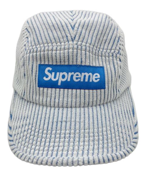 SUPREME（シュプリーム）SUPREME (シュプリーム) ツートーンコーデュロイキャンプキャップ ブルー サイズ:FREEの古着・服飾アイテム