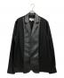 MM6 Maison Margiela（エムエムシックスメゾンマルジェラ）の古着「COTTON POPLIN HYBRID SHIRT JACKET」｜ブラック