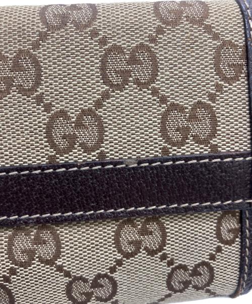 GUCCI（グッチ）GUCCI (グッチ) 長財布 ブラウンの古着・服飾アイテム