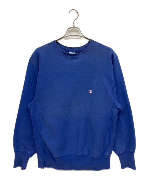 Champion REVERSE WEAVE（チャンピオン リバース ウィーブ）Champion REVERSE WEAVE (チャンピオン リバース ウィーブ) スウェット ブルー サイズ:Lの古着・服飾アイテム