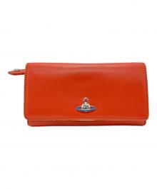 Vivienne Westwood（ヴィヴィアンウエストウッド）の古着「NAPPA CLASSIC LONG WALLET」｜ピンク