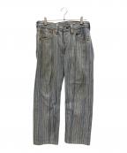 LEVI'Sリーバイス）の古着「デニムパンツ」｜ホワイト×ブルー