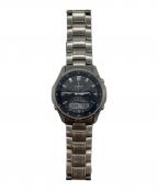 CASIOカシオ）の古着「ソーラー電波時計」｜ブラック