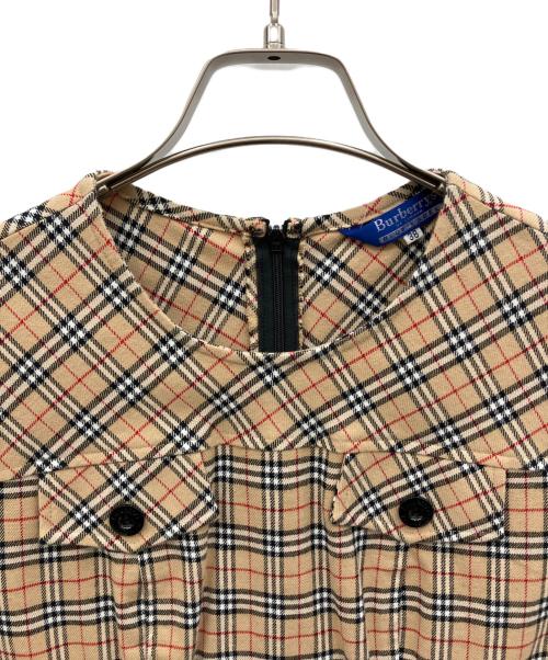 Burberry's BLUE LABEL（バーバリーズ ブルーレーベル）Burberry's BLUE LABEL (バーバリーズ ブルーレーベル) ノバチェックワンピース ブラウン サイズ:38の古着・服飾アイテム