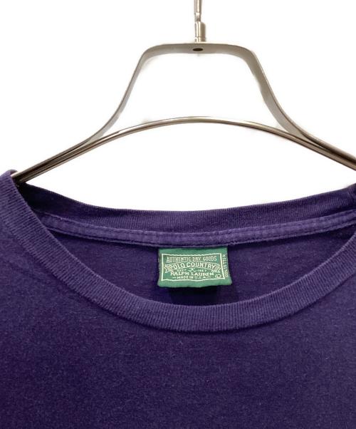 POLO COUNTRY（ポロカントリー）POLO COUNTRY (ポロカントリー) 半袖Tシャツ ネイビー サイズ:Ｌの古着・服飾アイテム