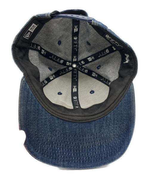 New Era（ニューエラ）New Era (ニューエラ) stussy (ステューシー) キャップ インディゴの古着・服飾アイテム