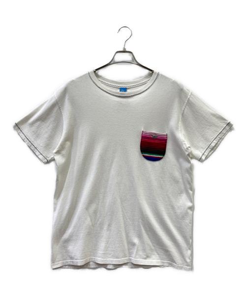 good on（グッドオン）good on (グッドオン) 半袖カットソー ホワイト サイズ:Lの古着・服飾アイテム