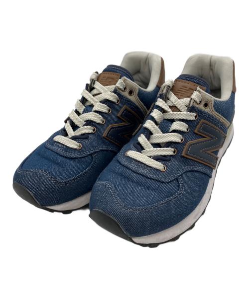 NEW BALANCE（ニューバランス）NEW BALANCE (ニューバランス) ローカットスニーカー ネイビー サイズ:22.5cmの古着・服飾アイテム