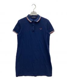 FRED PERRY（フレッドペリー）の古着「半袖ワンピース」｜ネイビー