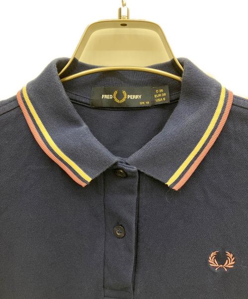 FRED PERRY（フレッドペリー）FRED PERRY (フレッドペリー) 半袖ワンピース ネイビー サイズ:36の古着・服飾アイテム
