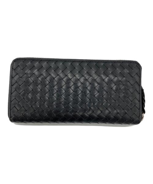 PID（ピーアイディー）PID (ピーアイディー) ラウンドファスナー長財布 ブラックの古着・服飾アイテム