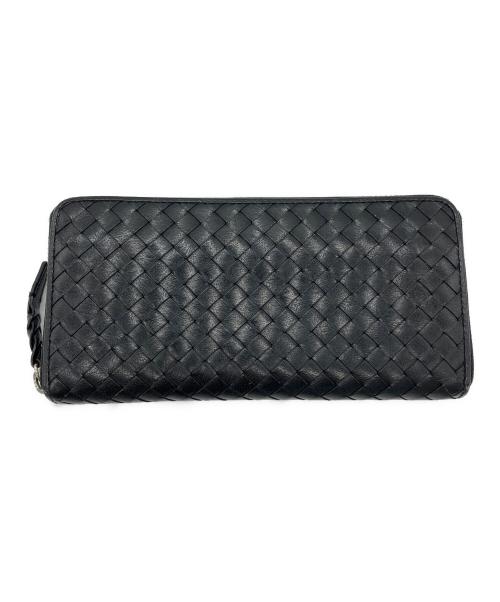 PID（ピーアイディー）PID (ピーアイディー) ラウンドファスナー長財布 ブラックの古着・服飾アイテム