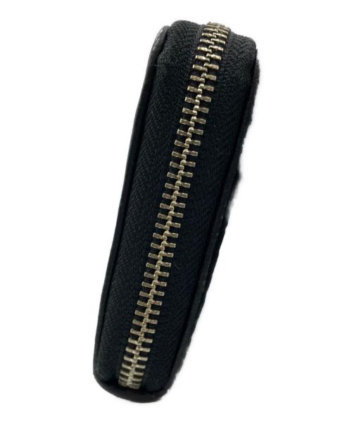 PID（ピーアイディー）PID (ピーアイディー) ラウンドファスナー長財布 ブラックの古着・服飾アイテム