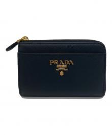 PRADA（プラダ）の古着「レザーキーケース」｜ブラック
