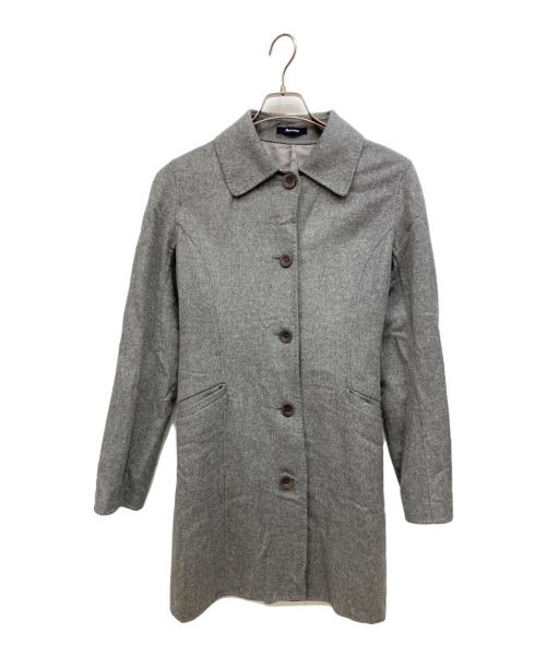 Aquascutum（アクアスキュータム）Aquascutum (アクアスキュータム) ステンカラーコート グレー サイズ:8fの古着・服飾アイテム