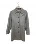 Aquascutum（アクアスキュータム）の古着「ステンカラーコート」｜グレー
