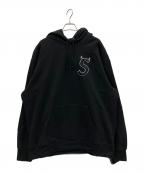 SUPREMEシュプリーム）の古着「22AW S Logo Hooded Sweatshirt デビルSロゴ」｜ブラック