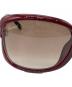 中古・古着 GUCCI (グッチ) サングラス レッド：7000円