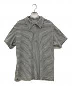 ISSEY MIYAKEイッセイミヤケ）の古着「ハーフジップシャツ」｜ホワイト