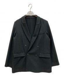 SOEJU（ソージュ）の古着「ウールライクダブルジャケット」｜ブラック