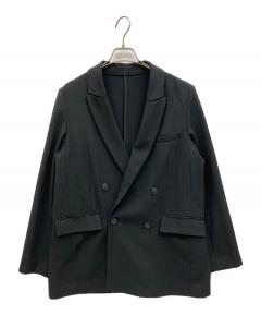 中古・古着通販】SOEJU (ソージュ) シアサッカーノーカラージャケット