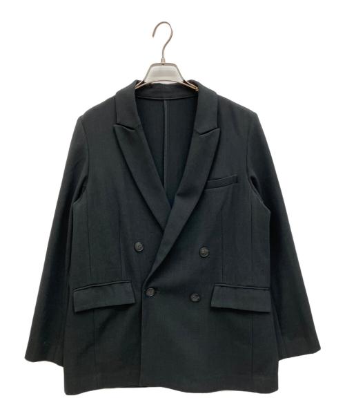 SOEJU（ソージュ）SOEJU (ソージュ) ウールライクダブルジャケット ブラック サイズ:Mの古着・服飾アイテム