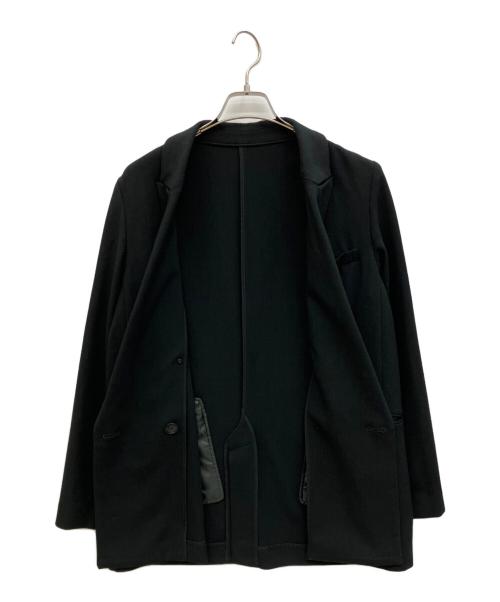 SOEJU（ソージュ）SOEJU (ソージュ) ウールライクダブルジャケット ブラック サイズ:Mの古着・服飾アイテム