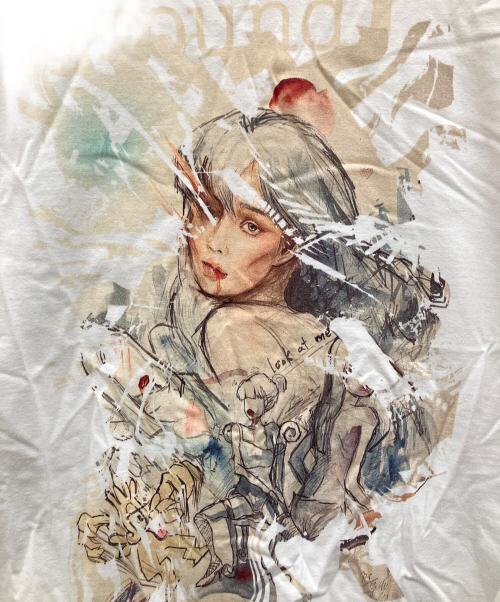 GROUND Y（グラウンドワイ）GROUND Y (グラウンドワイ) 半袖Tシャツ ホワイト サイズ:3の古着・服飾アイテム