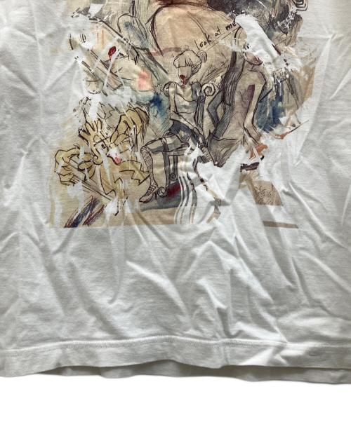 GROUND Y（グラウンドワイ）GROUND Y (グラウンドワイ) 半袖Tシャツ ホワイト サイズ:3の古着・服飾アイテム