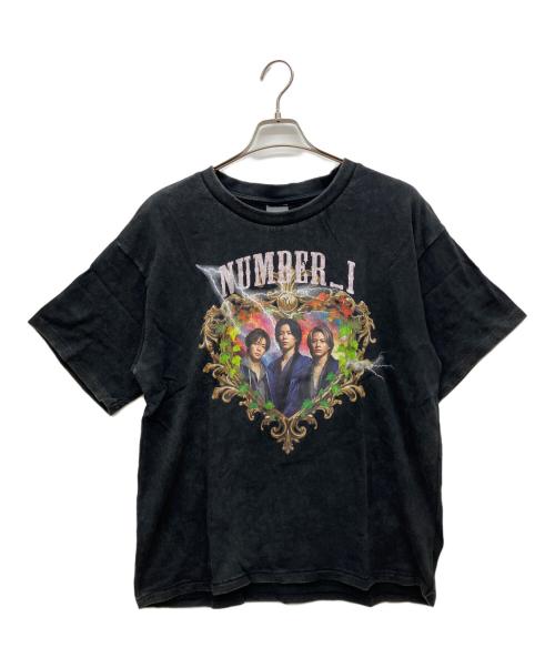 NUMBER I（ナンバーアイ）NUMBER I (ナンバーアイ) 半袖カットソー ブラック サイズ:L 未使用品の古着・服飾アイテム