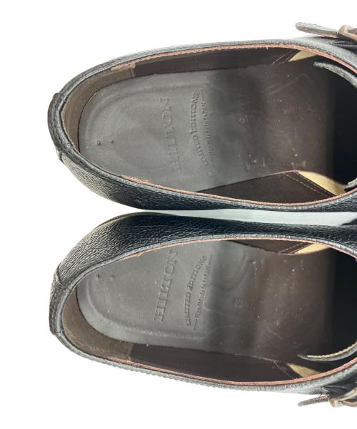 Hilton（ヒルトン）Hilton (ヒルトン) モンクストラップシューズ ブラック サイズ:26.5の古着・服飾アイテム