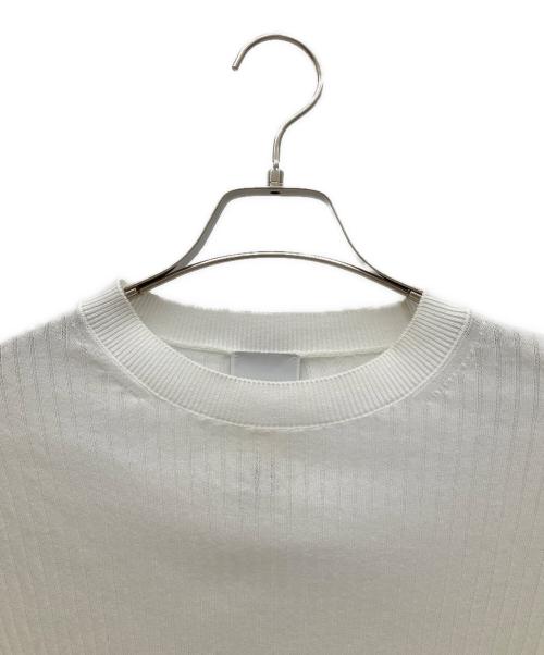 patou（パトゥ）patou (パトゥ) 薄手ニット ホワイト サイズ:XSの古着・服飾アイテム