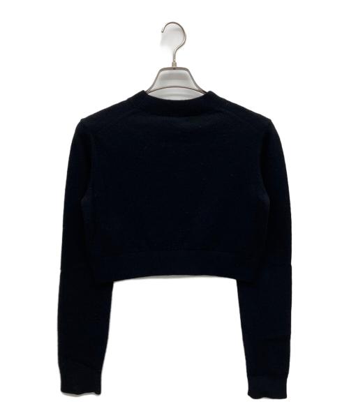 patou（パトゥ）patou (パトゥ) 薄手ニット ブラック サイズ:XSの古着・服飾アイテム