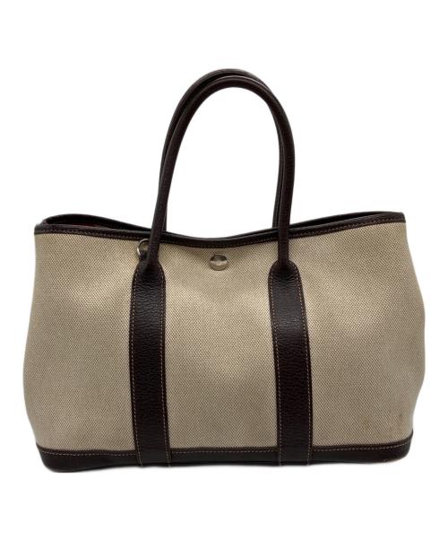 HERMES（エルメス）HERMES (エルメス) ガーデンパーティTPM ベージュ×ブラウン サイズ:TPMの古着・服飾アイテム